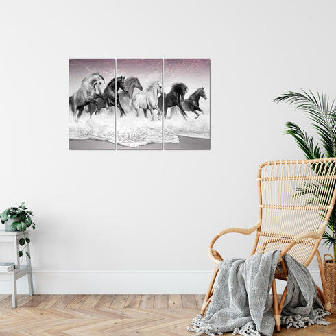 Wandbilder Wohnzimmer XXL Pferde Moderne Bilder Tiere